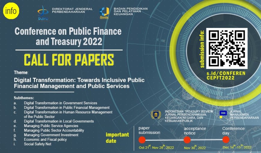 Call for Papers Conference on Public Finance and Treasury 2022